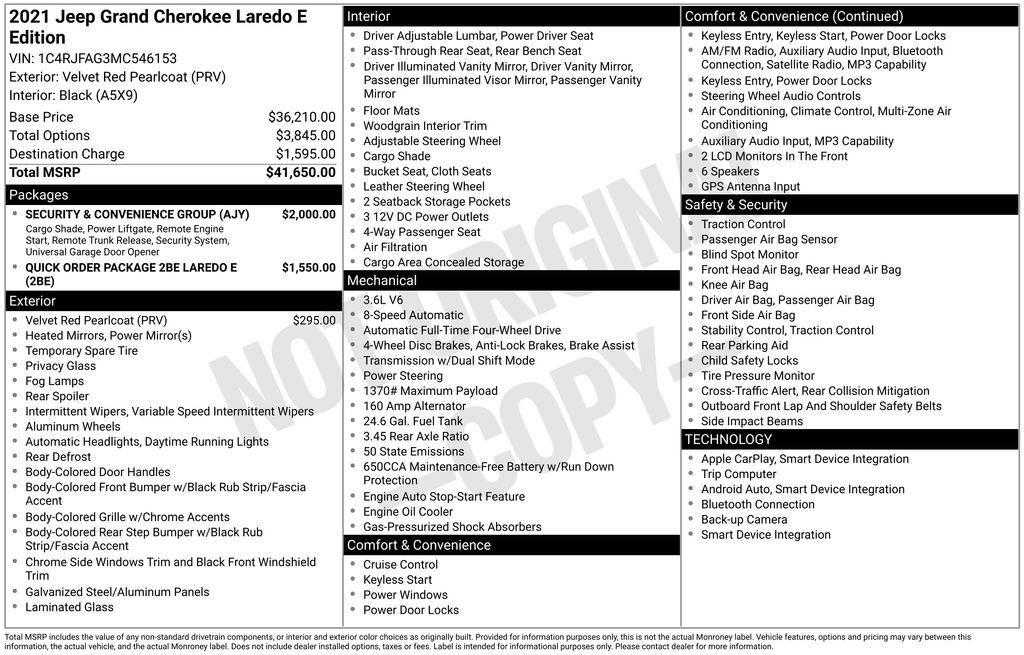 jeep grand cherokee 2021 1C4RJFAG3MC546153 image jeep grand cherokee 2021 1C4RJFAG3MC546153 image